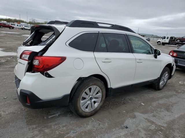 4S4BSAFC2K3317981 - 2019 SUBARU OUTBACK 2.5I PREMIUM WHITE photo 3