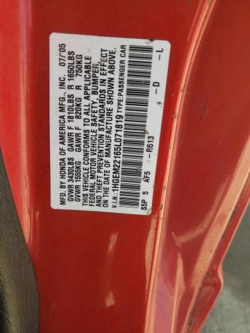 1HGEM22165L071819 - 2005 HONDA CIVIC DX VP Qırmızı foto 12