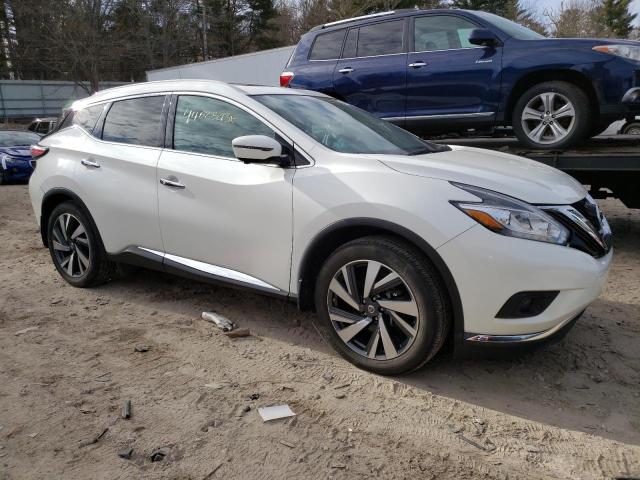 5N1AZ2MH6JN143699 - 2018 NISSAN MURANO S WHITE photo 4