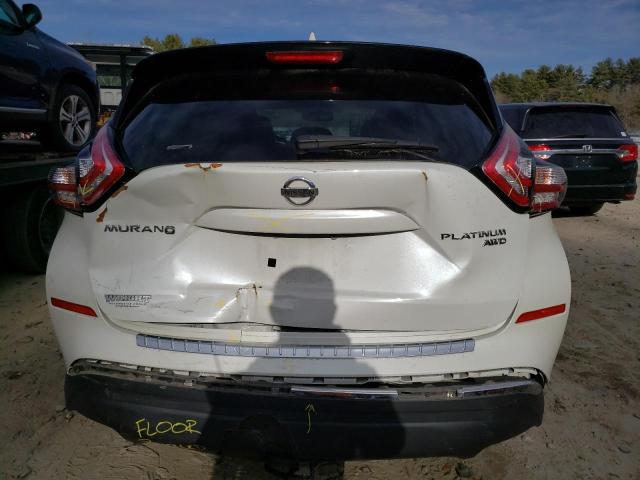 5N1AZ2MH6JN143699 - 2018 NISSAN MURANO S WHITE photo 6