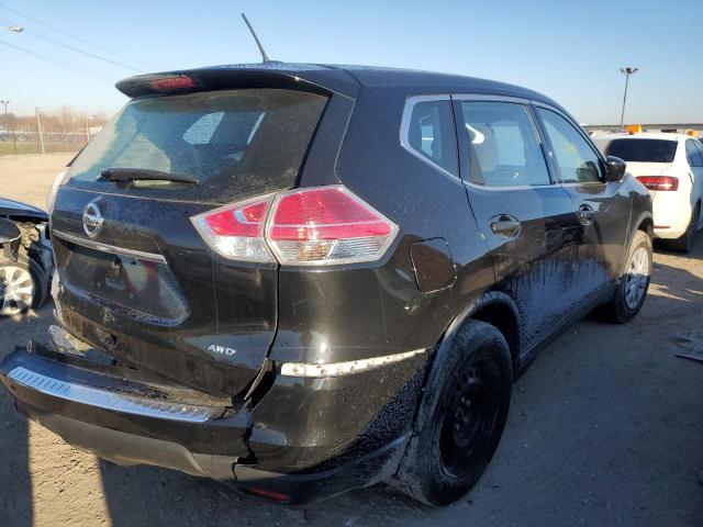 KNMAT2MVXGP678480 - 2016 NISSAN ROGUE S BLACK photo 3