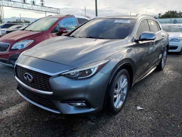 SJKCH5CP7HA034676 - 2017 INFINITI QX30 BASE GRAY photo 1