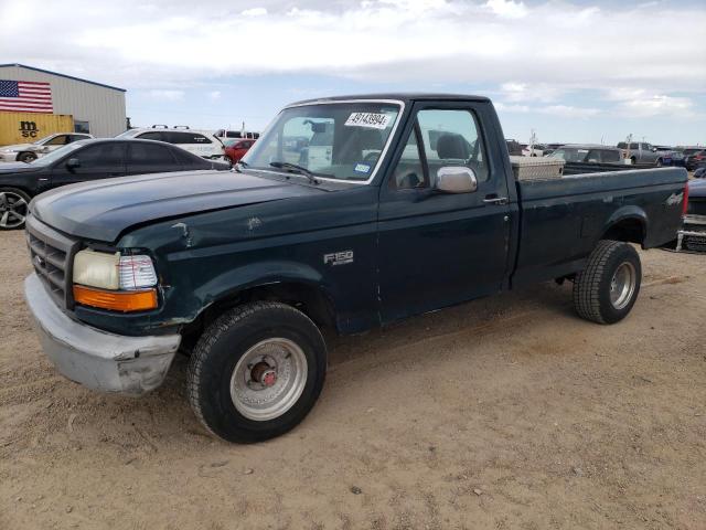 1FTEF14Y8NLA99442 - 1992 FORD F150 GREEN photo 1