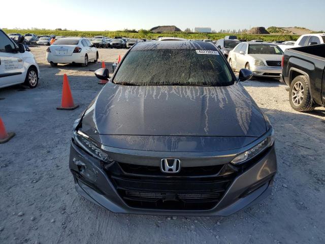 1HGCV1F37JA219637 - 2018 HONDA ACCORD SPORT GRAY photo 5