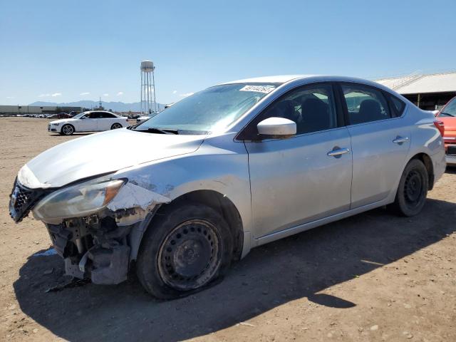 3N1AB7AP0HY260146 - 2017 NISSAN SENTRA S SILVER photo 1