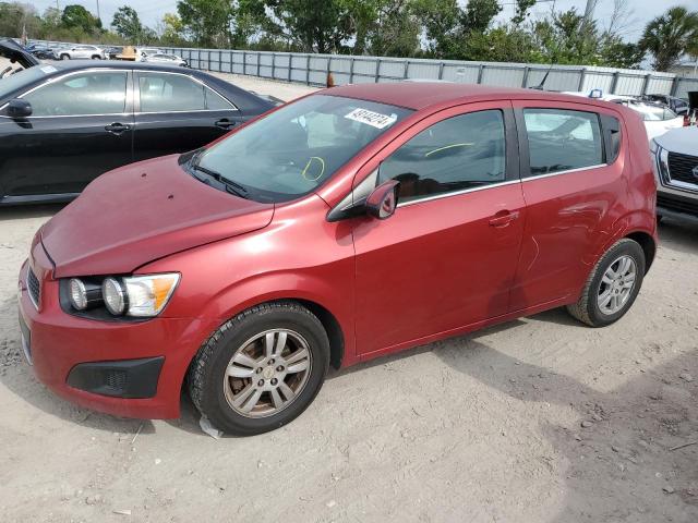 1G1JC6SH6C4174811 - 2012 CHEVROLET SONIC LT MAROON photo 1