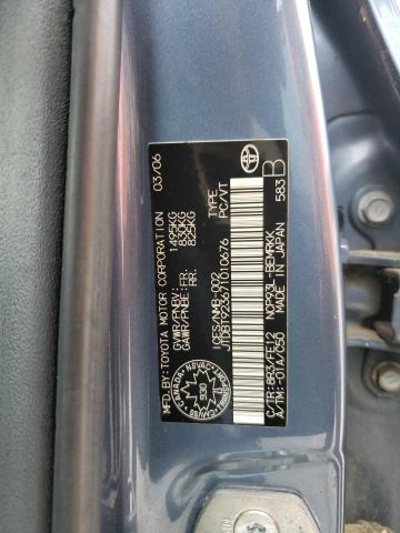 JTDBT923671010676 - 2007 TOYOTA YARIS BLUE photo 12