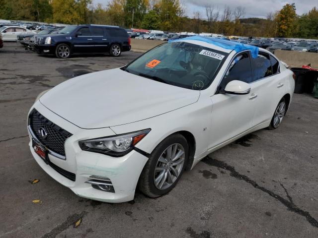 JN1BV7AR2EM687176 - 2014 INFINITI Q50 BASE WHITE photo 2