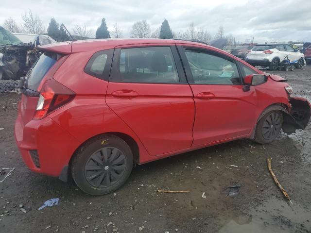 3HGGK5H55FM723307 - 2015 HONDA FIT LX RED photo 3