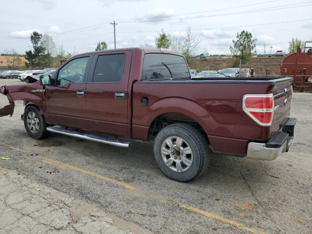 1FTFW1CVXAFD49073 - 2010 FORD F150 SUPERCREW MAROON photo 2