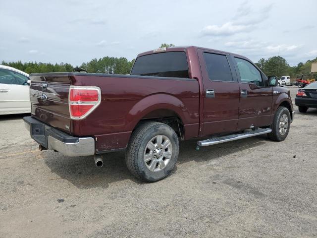 1FTFW1CVXAFD49073 - 2010 FORD F150 SUPERCREW MAROON photo 3
