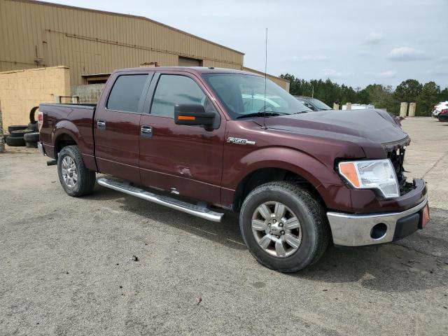 1FTFW1CVXAFD49073 - 2010 FORD F150 SUPERCREW MAROON photo 4