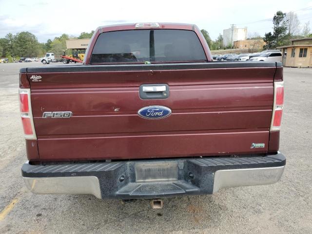 1FTFW1CVXAFD49073 - 2010 FORD F150 SUPERCREW MAROON photo 6