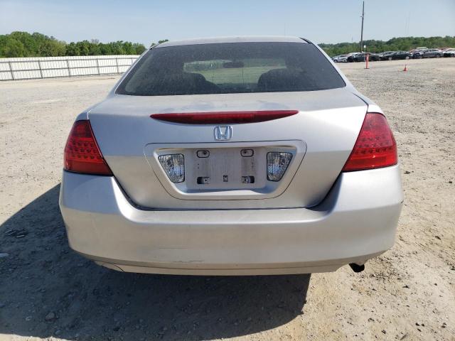 1HGCM56127A108026 - 2007 HONDA ACCORD VALUE SILVER photo 6