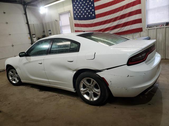 2C3CDXBG8NH161479 - 2022 DODGE CHARGER SXT WHITE photo 2