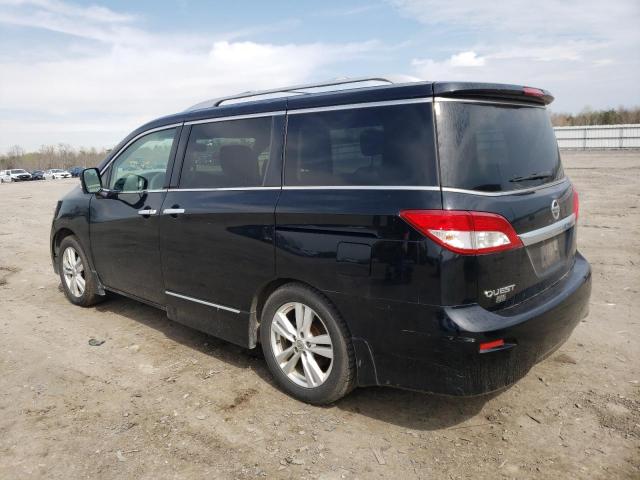 JN8AE2KP5C9046021 - 2012 NISSAN QUEST S BLACK photo 2