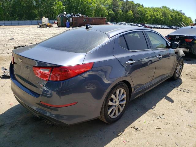 5XXGN4A74FG453774 - 2015 KIA OPTIMA EX GRAY photo 3