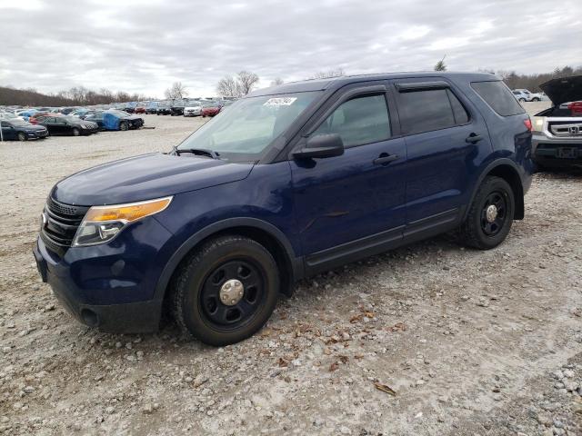 1FM5K8AR6EGB27227 - 2014 FORD EXPLORER POLICE INTERCEPTOR BLUE photo 1