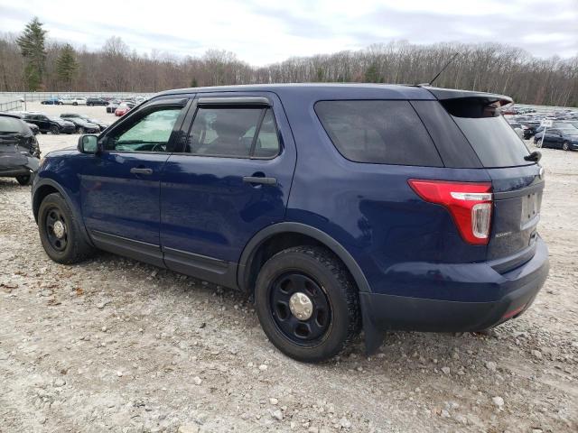 1FM5K8AR6EGB27227 - 2014 FORD EXPLORER POLICE INTERCEPTOR أزرق صورة 2