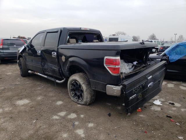 1FTRW12859FA55875 - 2009 FORD F150 SUPERCREW BLACK photo 2