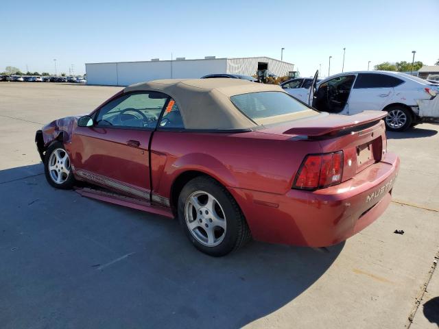 1FAFP44403F333770 - 2003 FORD MUSTANG RED photo 2