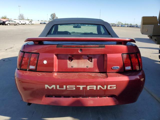 1FAFP44403F333770 - 2003 FORD MUSTANG RED photo 6