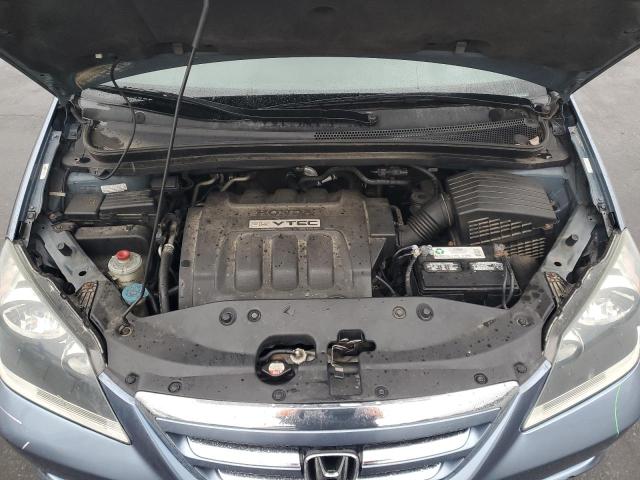 5FNRL38416B051735 - 2006 HONDA ODYSSEY EX BLUE photo 12