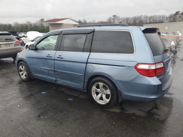 5FNRL38416B051735 - 2006 HONDA ODYSSEY EX BLUE photo 2