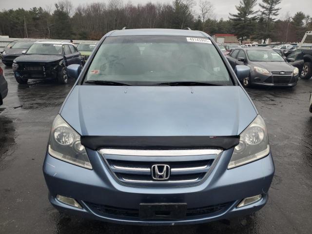 5FNRL38416B051735 - 2006 HONDA ODYSSEY EX BLUE photo 5