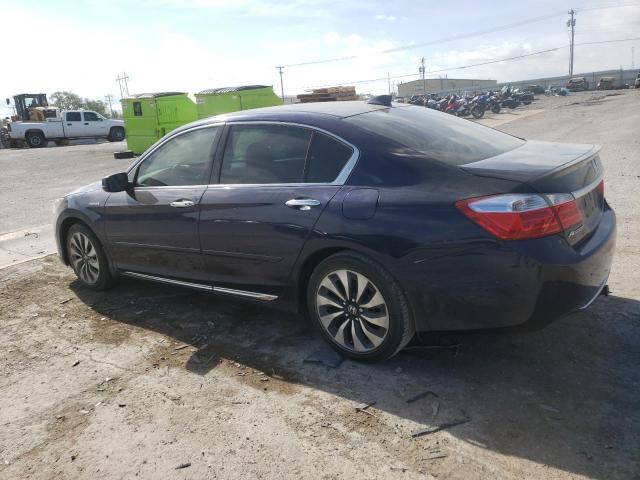 1HGCR6F53FA010616 - 2015 HONDA ACCORD HYBRID EXL BLUE photo 2