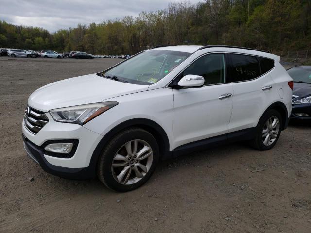 5XYZUDLA3DG002154 - 2013 HYUNDAI SANTA FE S WHITE photo 1