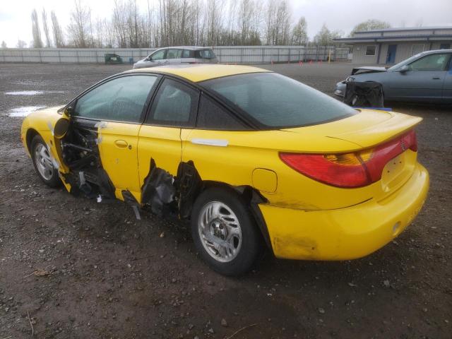 1G8ZY12771Z107201 - 2001 SATURN SC2 YELLOW photo 2