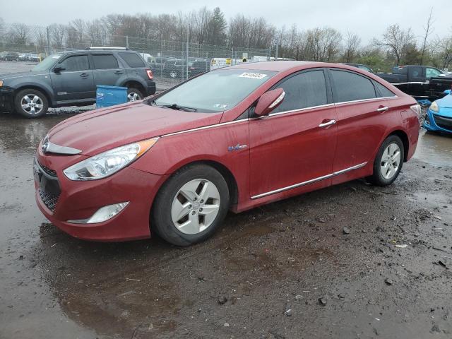 KMHEC4A43CA038094 - 2012 HYUNDAI SONATA HYBRID RED photo 1