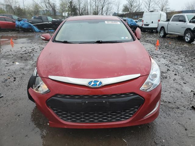 KMHEC4A43CA038094 - 2012 HYUNDAI SONATA HYBRID RED photo 5