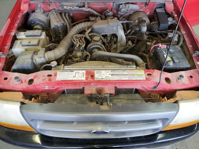 1FTYR10C8YPB07373 - 2000 FORD RANGER RED photo 11