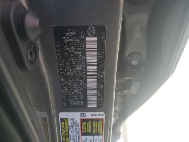 4T1T11AK1RU905493 - 2024 TOYOTA CAMRY SE NIGHT SHADE GRAY photo 12
