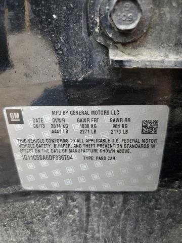 1G11C5SA6DF336794 - 2013 CHEVROLET MALIBU 1LT 蓝色 照片 13