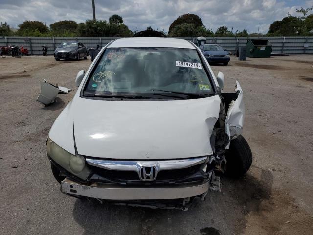 2HGFA1F55AH588623 - 2010 HONDA CIVIC LX WHITE photo 5