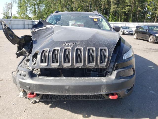 1C4PJMBS9HW524385 - 2017 JEEP CHEROKEE TRAILHAWK BLACK photo 5