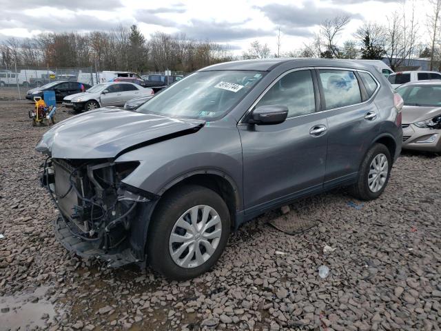 KNMAT2MV7FP570560 - 2015 NISSAN ROGUE S GRAY photo 1