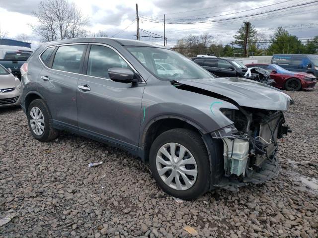 KNMAT2MV7FP570560 - 2015 NISSAN ROGUE S GRAY photo 4