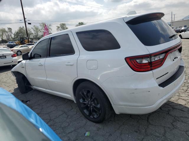 1C4SDHCT7MC547112 - 2021 DODGE DURANGO R/T WHITE photo 2