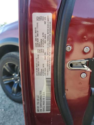 1C6RR7GG6MS527079 - 2021 RAM 1500 CLASS SLT 栗色 照片 12