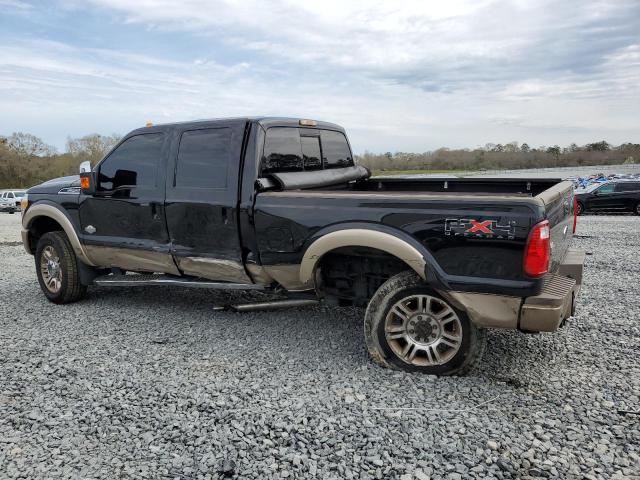 1FT7W2BT4BEB36394 - 2011 FORD F250 SUPER DUTY BLACK photo 2