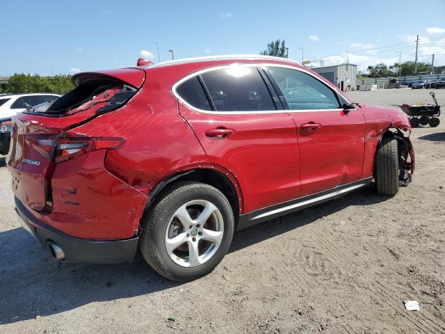 ZASPAJAN6K7C50646 - 2019 ALFA ROMEO STELVIO RED photo 3