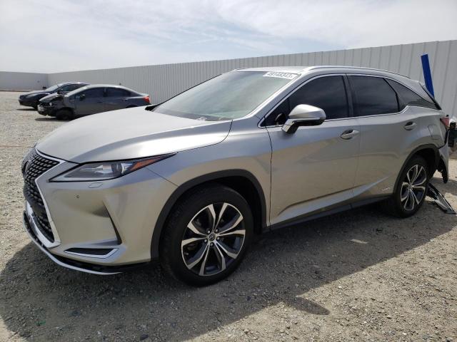 JTJHGKFA2M2020879 - 2021 LEXUS RX 450H L GRAY photo 1