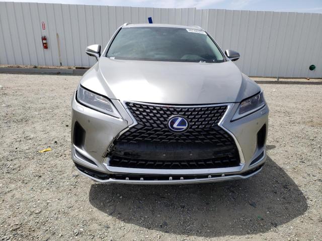 JTJHGKFA2M2020879 - 2021 LEXUS RX 450H L GRAY photo 5