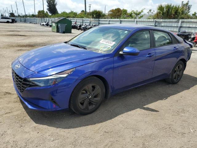 KMHLM4AGXNU284415 - 2022 HYUNDAI ELANTRA SEL BLUE photo 1