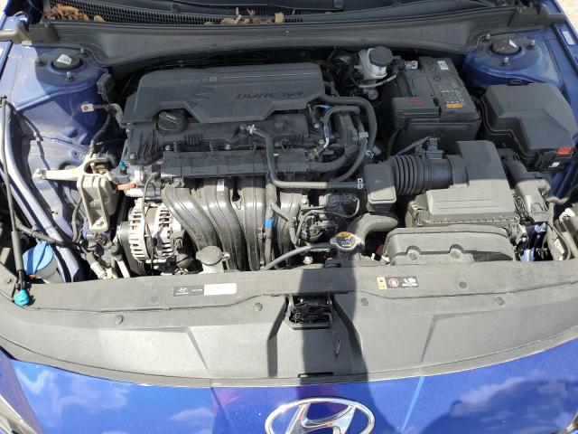 KMHLM4AGXNU284415 - 2022 HYUNDAI ELANTRA SEL BLUE photo 11