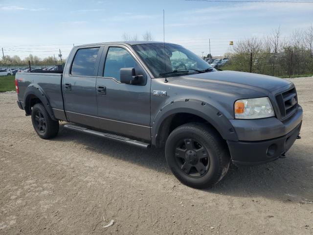 1FTPW14V27FB18566 - 2007 FORD F150 SUPERCREW GRAY photo 4